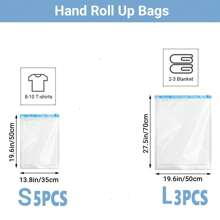 Travel Storage Bags Travel Vacuum Storage Bags, Compression Bags For Travel, Space Saver For Clothes Clothing Organizer