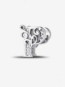 1 PC Vine Letters Beads Pendant Charm Pendant Ball Suitable For Bracelets DIY Women's Jewelry