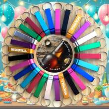 5/10/20/30/50pcs Colorful Aluminum Bottle Opener Keychain, Soda Drink Beer Opener, Small Gift For Friends And Family, Advertising Giveaways, Holiday Party Favors, Wedding Souvenirs, Party Supplies, Suitable For Kitchen/Wedding/Bar/Party - Multicolor - View 7
