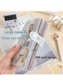 1pc/3-Inch Mini Photo Album Photocard Binder Holder For Inst Ax Mini LiPlay EVO 7s 8 8+ 9 11 25 26 50s 70 90 Film, Snap Snap Touch PIC-300 Z2300 Mint Zip Instant Camera Printer Back To School,Back To School,School Supplies