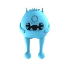 1 Four Seasons Universal One Eyed Interactive Monster Toy - Chewing And Playing Companions For Cats And Dogs, Boosting Pet Intelligence - What Its Little Brain Is Thinking, Eating, Drinking, And Playing