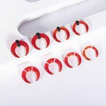 1 pieza/2 piezas Kits de estiramiento de vidrio acogedor 14G-2G Pinzas taper con anillos en O Retenedores de septo de búfalo Perforación corporal hipoalergénica