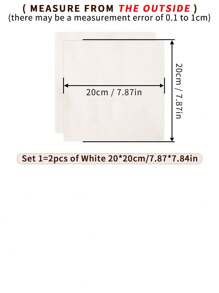 2 piezas de tela de bordado hecha a mano en caqui/negro/blanco, con suavidad moderada, superficie limpia, hilos distribuidos uniformemente, adecuada para manualidades de bordado