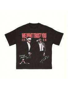 And Future T-Shirt, We Don't Trust You T-Shirt - 黑色 - 查看 1