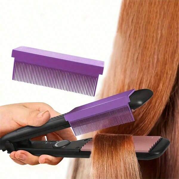 Professional Straightening Comb - High Temperature Resistant, Carbon Fiber Straightener Accessories, Creating Perfect And Smooth Hair Styling Tool Straightener, Back To School, Travel Holiday Essentials, Hair Accessories For Women, Slick Back Brush, Barber Accessories, Hair Dryer, Hair, Barber, Hair Tools, Hair Products, Hair Brush, Curly Hair Products