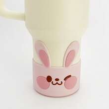 1 件动物图案硅胶杯盖，防滑防刮底座，适用于 40 盎司杯子，是复活节、母亲节和生日的完美礼物