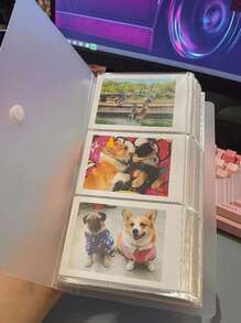 1pc/3-Inch Mini Photo Album Photocard Binder Holder For Inst Ax Mini LiPlay EVO 7s 8 8+ 9 11 25 26 50s 70 90 Film, Snap Snap Touch PIC-300 Z2300 Mint Zip Instant Camera Printer Back To School,Back To School,School Supplies