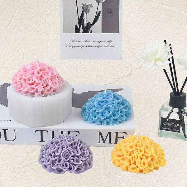 Stylish Daisy Silicone Candle Mold