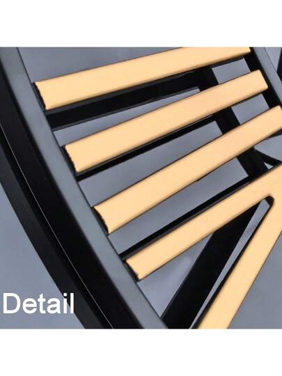 1pc Stylish Large Wand Klok In European Golden Metal Multiple Sizes, Vintage Silent Mechanism, Indoor Outdoor Garden Ornament Room Bedroom Dormitory Back To School Home view 4