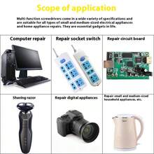 12-In-1 Precision Screwdriver Set, Designed For Smartphones And Tablets, Includes Durable Carbon Steel Tools And Flathead Bits - Yellow - View 7