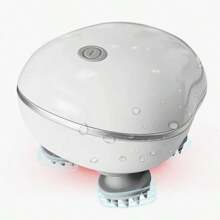 Masajeador eléctrico para el cabelludo, masajeador inalámbrico y portátil con 4 garras desmontables, 3 modos ajustables, vibración estimulante para la cabeza y relajación profunda, para usar en casa, la oficina y viajar