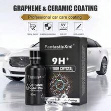 NetHong Nano Ceramic Car Paint Protection NEW 10H Coating With GRAPHENE 50ml RoHs Cert - Black - View 1