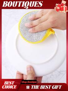 21pcs Double-Sided Dish Sponges With Steel Wire Scrubber, Long-Lasting And Reusable Kitchen Cleaning Sponges For Dishes, Tabletops, Stove Surfaces, Etc.