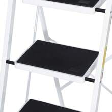 2/3/4/5 Step Ladder Step Stool Steel Folding Wide Anti-Slip Ladder Lightweight