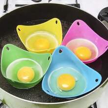 Creative Silicone Egg Boiler High Temperature Silicone Egg Boiler Egg Steamer Egg Rack Random Color Of Eggs Kitchen Gadgets - Multicolor - View 2