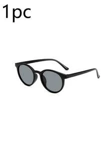 3pcs/1pc Retro Small Round Frame For Girls, Fashionable, Daily Wear, Party, Holiday Party, Decoration - Multicolor - View 10