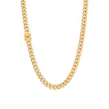 一套朋克风不锈钢镀金银链手链项链首饰套装，适合男士参加派对、作为各种节日礼物或舞台表演佩戴。 - 鏈條 - 查看 32