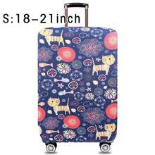 Luggage Cover Travel Case Cover For 18 To 32 Inch Luggage Protector Cases For Outdoor Travel Business Fashion Graphic Pattern For Men Women Travel Accessories Polyester Suitcase Elastic Dust Covers Student Back To School Stuff, Ideal For Outdoor And Holiday Travel, Luggage Protection|Vibrant Design|Elastic Fit, Luggage Travel Accessories