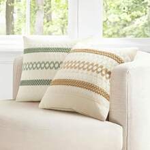 1pc Bohemian Style Decorative Pillow Cover - Tea Green - View 5