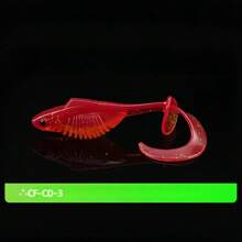 10PCS Dual Position Switch Twist Fish Lure Soft Lure T Tail Curl Tail Line Freshwater Float