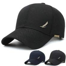 Korean Version Of Spring And Summer Sunshade, Sunscreen, Baseball Cap, Simple And Fashionable Men's Hat, Casual Travel, Middle-Aged And Elderly Peaked Cap