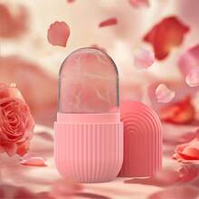 1 件冰面滚轮，冰面滚轮用于缓解面部和眼部浮肿，面部按摩器轮廓和增强皮肤护理和光泽，冰面滚轮模具立方体 - 彩色 - 查看 8