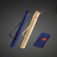 Outdoor Portable Canvas Fishing Rod Bag, Thick Fishing Umbrella Bag, Collapsible Shade Umbrella Bag For Fishing Rod