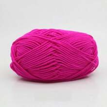 1pc 50g 5-Stranded Cotton Yarn, Suitable For DIY Weaving Bags, Scarves, Hats, Sweaters, Home Textiles