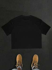 Vintage Herren luftige, leichte und bequeme Straßenmode Kurzarm T-Shirt, Frühling/Sommer