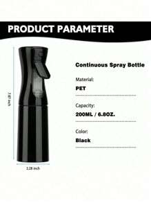 1pc Hair Continuous Spray Bottle 200ml Household Essentials Cleaning Spray Bottle Empty Ultra Fine Water Styling Spray Bottle Garden Plant Curls Perfume And Other Macaron Colors