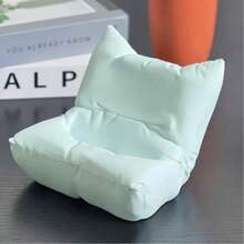 Nuevo soporte para teléfono con forma de sofá, decoración de escritorio de oficina mini fresca, soporte móvil inclinado creativo y lindo adecuado para transmisiones en vivo y toma de fotos, accesorio de muñeca de 10 cm