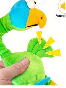 Sound Activated Plush Chick Doll: Chirping Soft & Durable Pet Plush, Great For Small Dogs - Multicolor - View 4