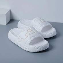 Men's Soft Comfortable Slippers, Fashion Hollow Design, EVA Non-Slip Sole, Suitable For Indoor & Outdoor/Beach, Wear-Resistant, Slippers