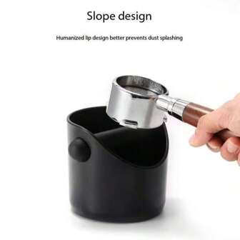 1 stuk koffieklopbox, schokabsorberende espressoklopbox voor barista koffiemaling, antislip espresso-afvalbak, koffie-accessoires voor terug naar school