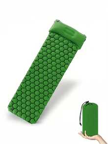 Camping Inflatable Mattress Sleeping Pad Ultralight Compact Camping Mat Sleeping Cushion With Pillow Inflatable Sofa Air Mattress - Multicolor - View 9