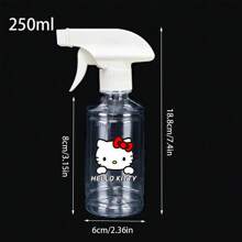 Sanrio 1pc Hello Kitty Portable Mist Sprayer - Fine Continuous Mist, Various Sizes Available, For Hairstyling, Plants, Cleaning, Hair & Skin Care, Reusable, Essential For Hairstyling | Transparent Bottle