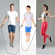 1pc Aerobic Fitness Jump Rope - Adjustable Jump Rope For Men And Women, Fast Jump Rope For Sports, Dual Use For Student Fitness Equipment Gym Accessories, Sport, Gym, Home Exercise, Skipping Rope, Jump Rope, Skipping Rope, Jump Rope
