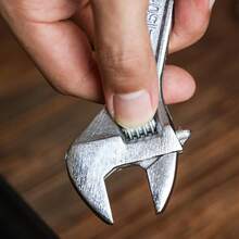 Small Wrench Adjustable 15.2 Cm Hex Jake Opens To 3/4 Inch Heat Treated Carbon Steel - 6 Inch - View 11