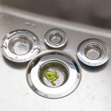 1pc Stainless Steel Kitchen Sink Drain Filter, Sink Strainer Net, Wash Basin Clogging Prevention Net - Multicolor - View 4