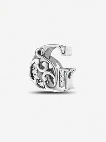 1 PC Vine Letters Beads Pendant Charm Pendant Ball Suitable For Bracelets DIY Women's Jewelry