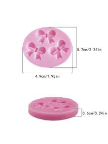 1pc Strawberry Fruit Shaped Silicone Mold, Cake Decorating Mold, Small Bow Silicone Fondant Mold, Chocolate Silicone Mold