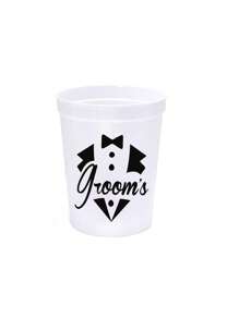 6pcs Groom And Groom's Crew Bachelor Party Cups,Reusable 1 Groom And 6 Groomsman Cups Bachelor Party Decorations And Groomsmen Gifts, Team Groom Proposal, Bachelor Party Favors For Men
