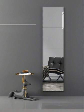 1/4/8 件亚克力全身镜墙贴，适合穿衣，订购前请确认镜子尺寸，适合生日和毕业礼物（含双面胶）