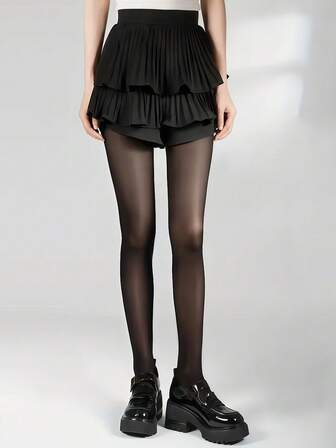 1pc Women's Fashionable & Sexy Core Pantyhose, Cozy