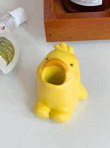 1pc Creative Cartoon Animal Toothbrush Holder, Adorable Storage Rack, Multiple Colors Back To School