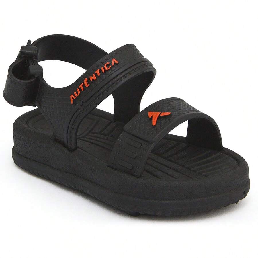 Children's Sandals For Boys And Girls, Easy To Close, School - 黑色 - 查看 1