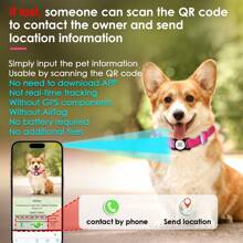 1pc Smart ID Dog Collar - With Pet ID Tag And Retrieval Feature. Scan The QR Code To Make A Phone Call To The Owner, Essential For Recovering Lost Pets. Dog Accessories, Dog Supplies, Puppy Items.