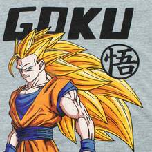 Dragon Ball Z T-Shirt | Super Saiyan 3 Goku Boys' T Shirt | Kids' Tops | Fast UK Delivery Shipping | Trusted UK Seller | Great Gift For Children | Perfect For Summer, Birthdays And Christmas - Grey - View 2