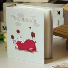 1 Pieza Álbum de Fotos con 100 Bolsillos, Álbum de Fotos de Dibujos Animados Lindo, Álbum de Fotos de Niños, Recuerdo del Crecimiento del Bebé, Recuerdo del Embarazo. Decoraciones y Regalos para Baby Shower, Regalos de Pascua. Cosas para Niñas/Niños