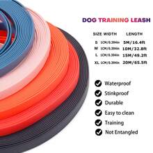 1cm Wide Simple Design Dog Leash, Waterproof And Easy To Clean, Suitable For Outdoor Activities Of Medium And Small Dogs Under 15kg, Lightweight And Minimalist, Providing Enough Freedom For Your Pet